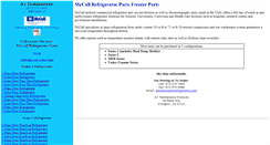 Desktop Screenshot of mccallrefrigeration.net
