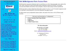 Tablet Screenshot of mccallrefrigeration.net